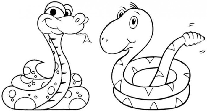 Top  Free Printable Snake Coloring Pages Online