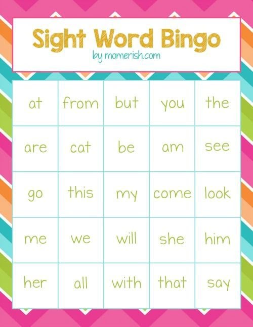 best-kindergarten-sight-words-bingo-games-worksheets-99worksheets