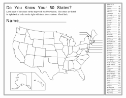 Geography: Know The States