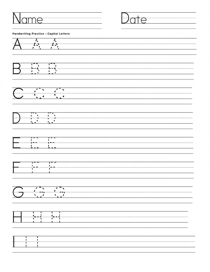 Practice Tracing The Letter A Worksheets | 99Worksheets