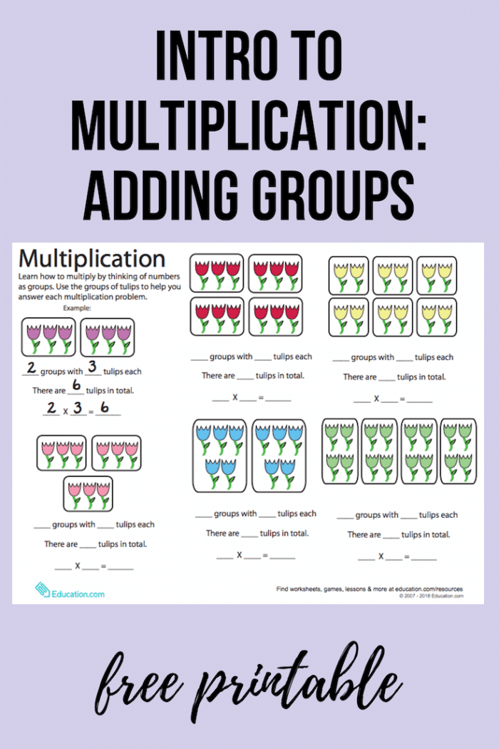 Intro To Multiplication Adding Groups