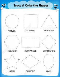 Trace And Color Shapes