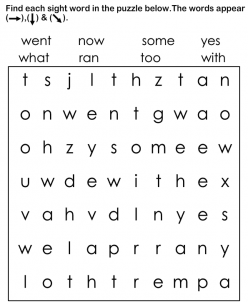 Sight Words Game
