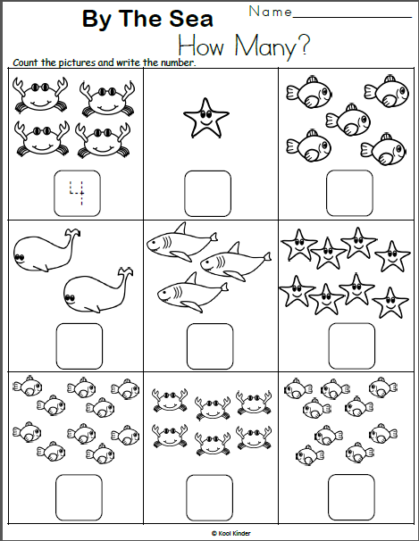 Kindergarten Math Printable Worksheets | 99Worksheets