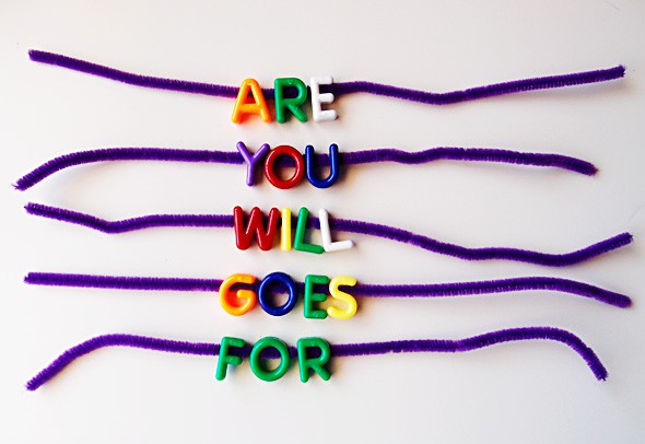 Sight Words Beads