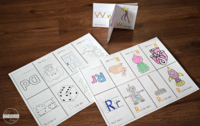 Alphabet Mini Book Printable