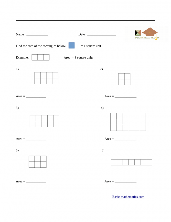 Area Of A Square 1 Worksheets 99Worksheets