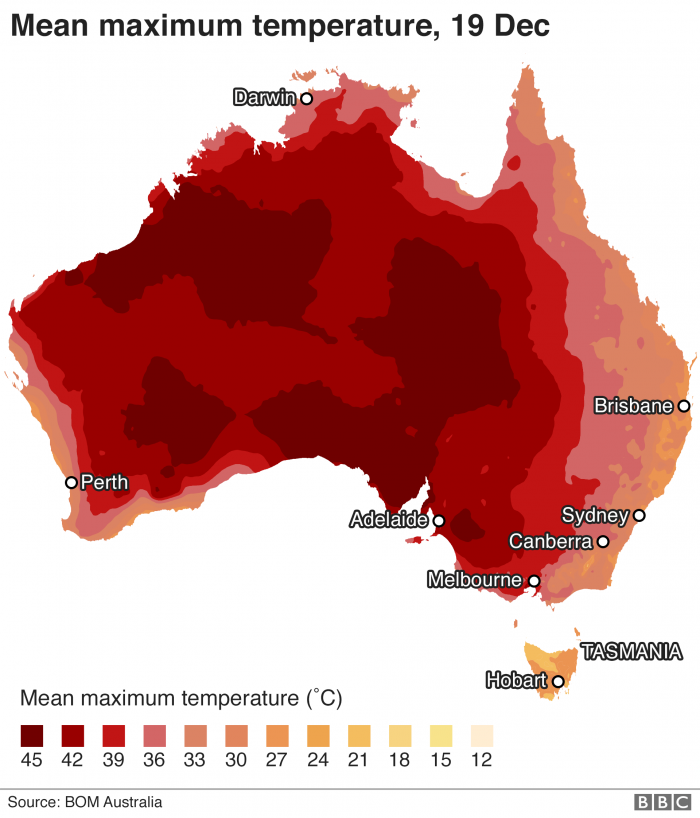Australia Heatwave All