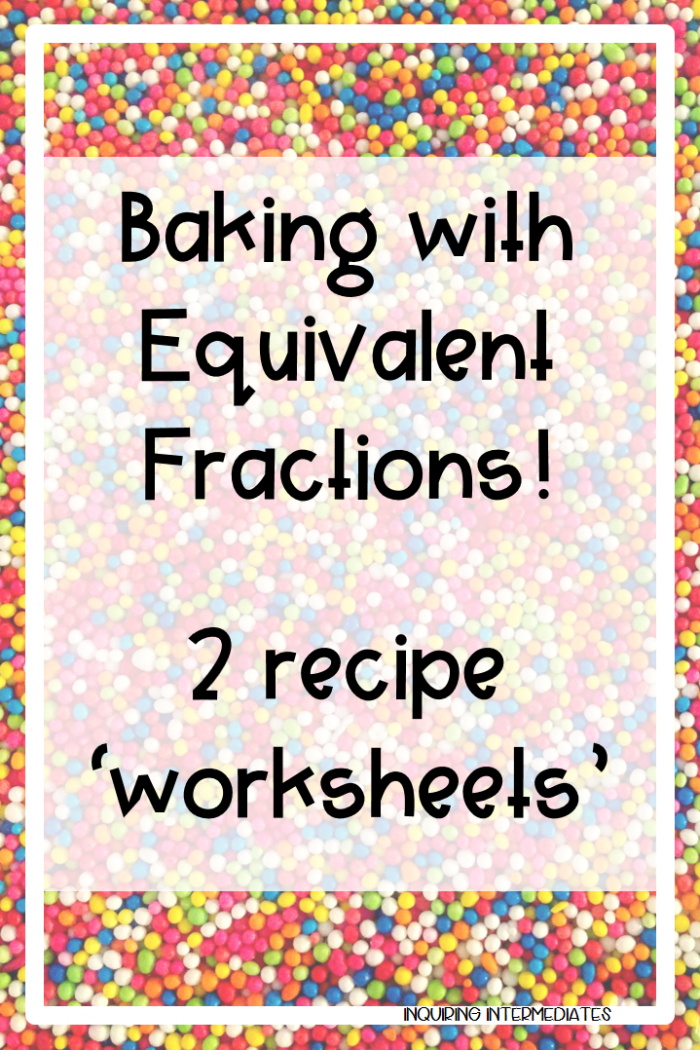 Baking With Equivalent Fractions