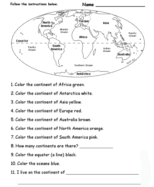 the-continents-worksheets-99worksheets