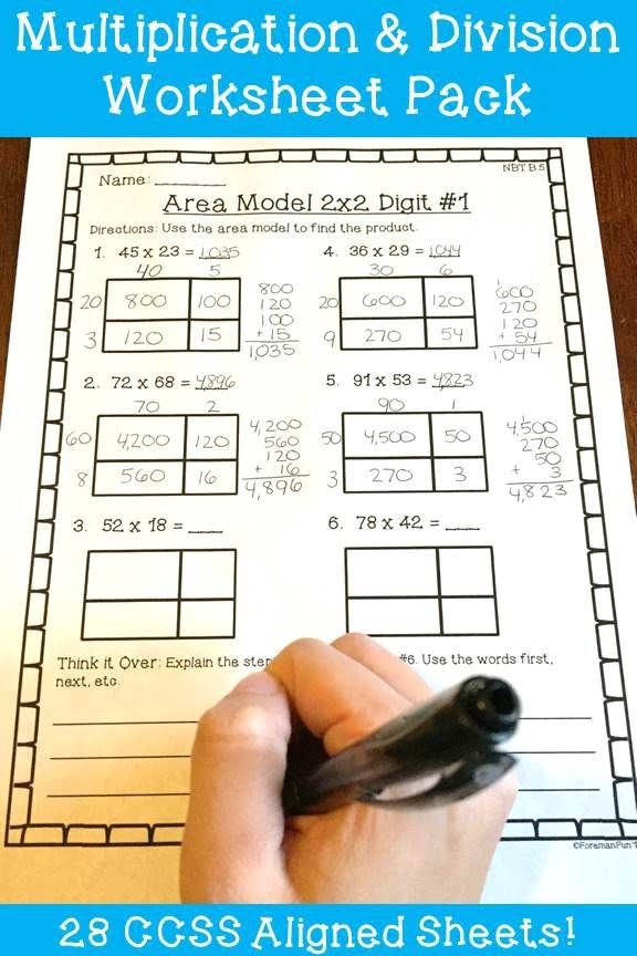 Math Review: Multi-Digit Division