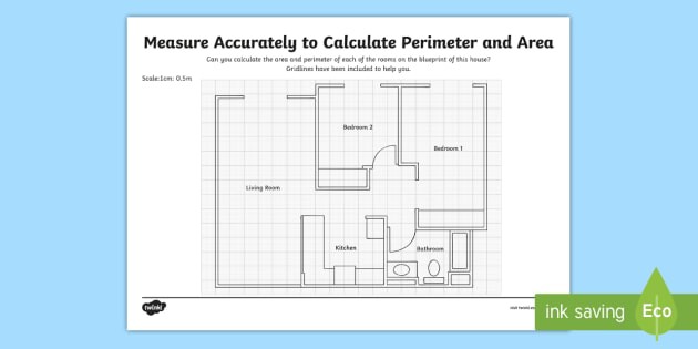 Calculating The Area Of A House Worksheet
