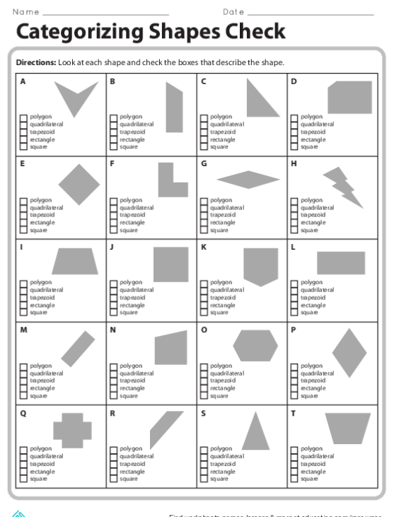 Characteristics Of Polygons