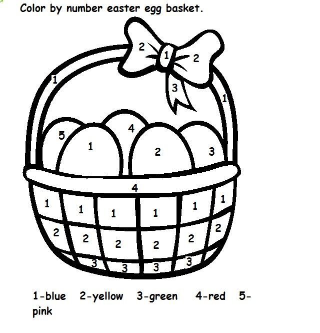 Egg By The Numbers Worksheet Ans