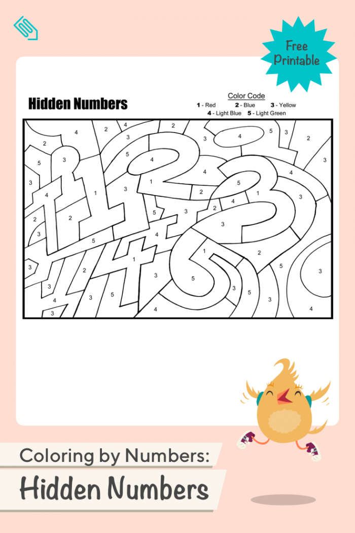 Coloring By Numbers Hidden Numbers With Images
