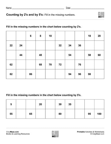 Counting  Page   Childrens Educational Workbooks  Books And