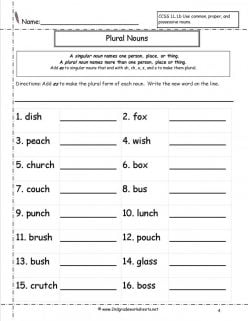 Plural Nouns