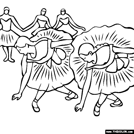 Degas Coloring Pages