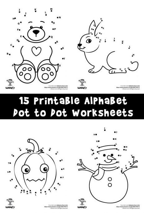 Printable Alphabet Dot To Dot Worksheets