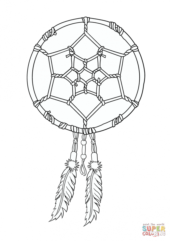 Dream Catcher Coloring Pages To Download And Print For Free With