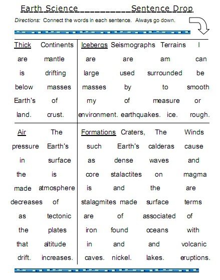 Earth Science Vocabulary