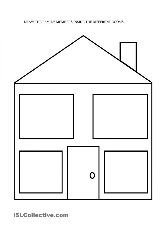House Drawing Worksheets | 99Worksheets