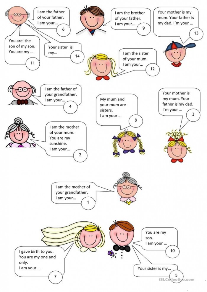 Family Relationships Puzzle