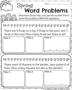 Spring Word Problems