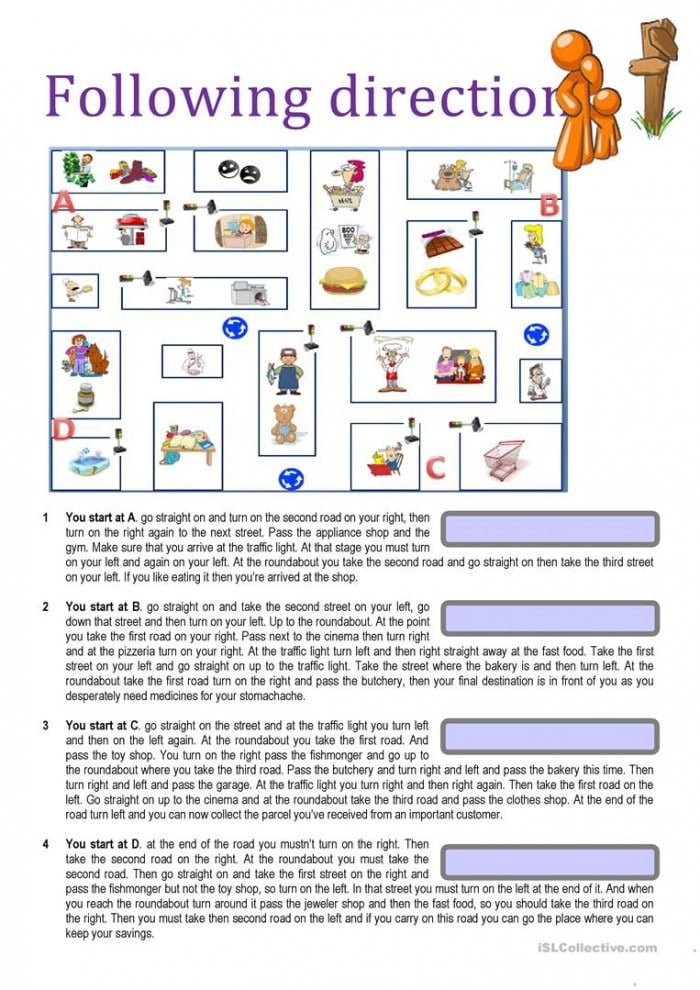 Follow Instructions Worksheet For Kids