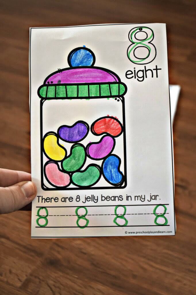 Free Counting Jelly Beans Early Reader