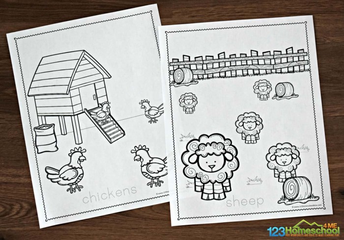 Free Farm Coloring Pages