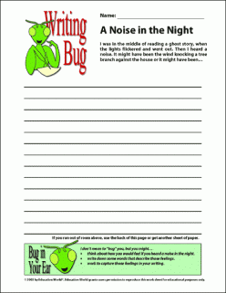 Jump Into Writing: Write A Bug Story