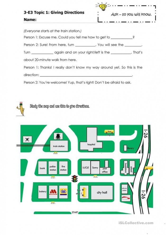 Giving Directions