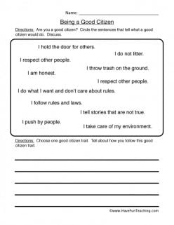 How To Be A Good Citizen