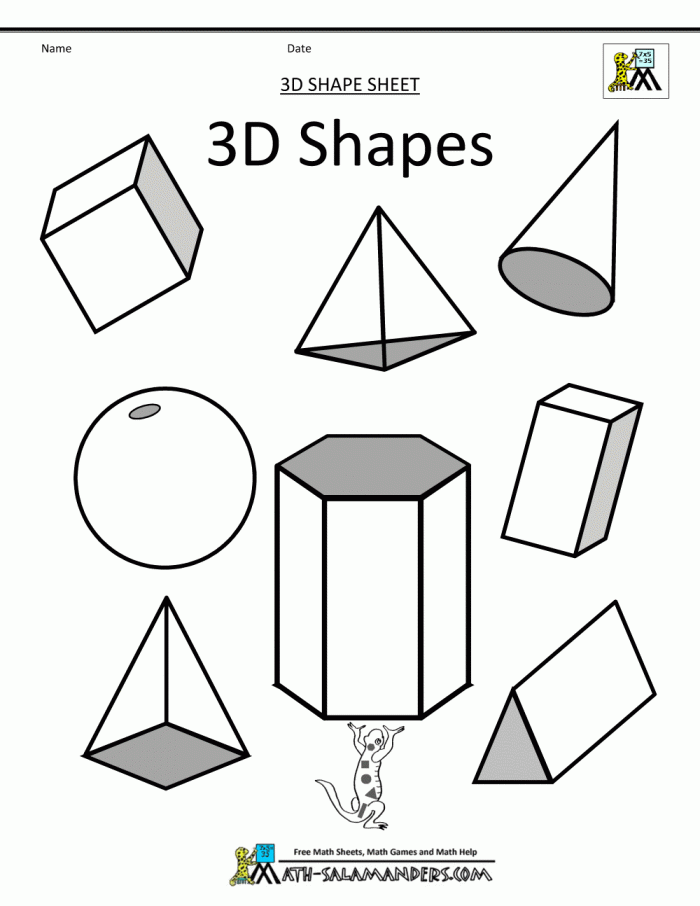 How To Draw D Simple Geometric Shapes