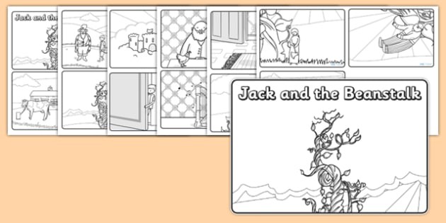 Jack And The Beanstalk Story Sequencing  Per A With Speech Bubbles