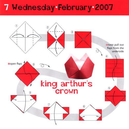 King Arthurs Crown Paper Hat Tutorial