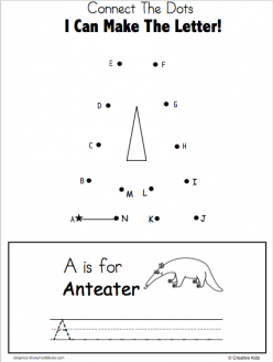 Connect The Dots With Letters