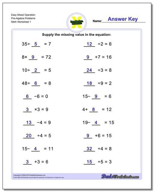 algebra-for-beginners-worksheets-99worksheets