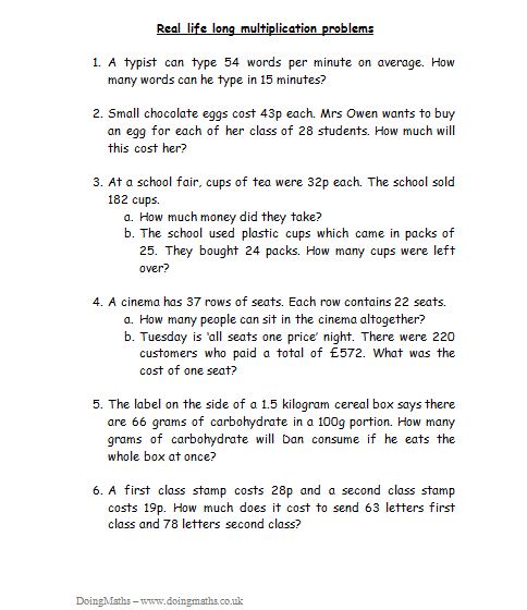 Multiplication And Division