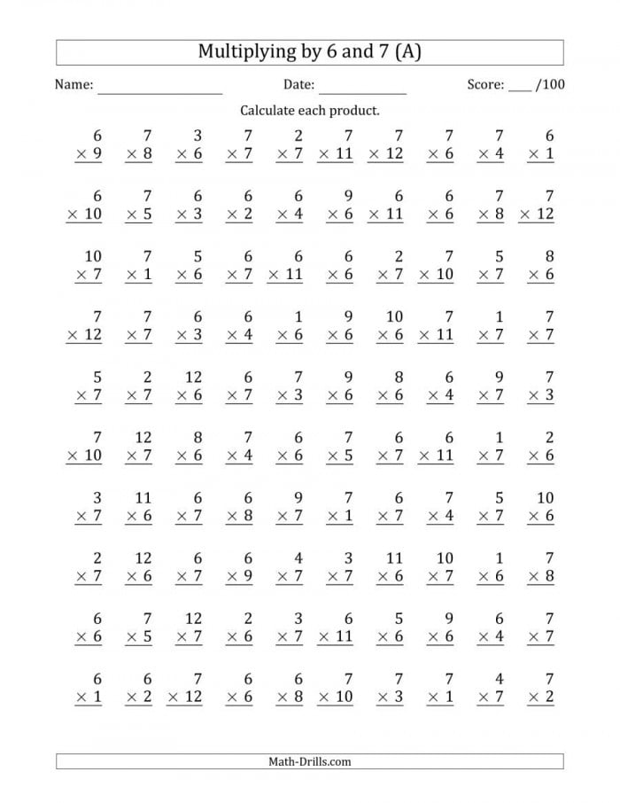 Multiplying By  And  With Factors  To   Questions A