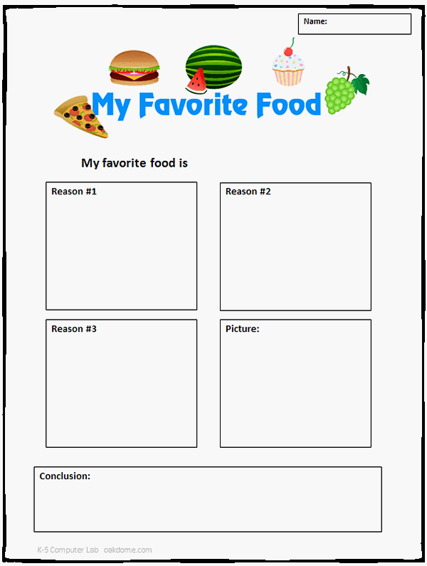 Common Core Opinion Writing Template