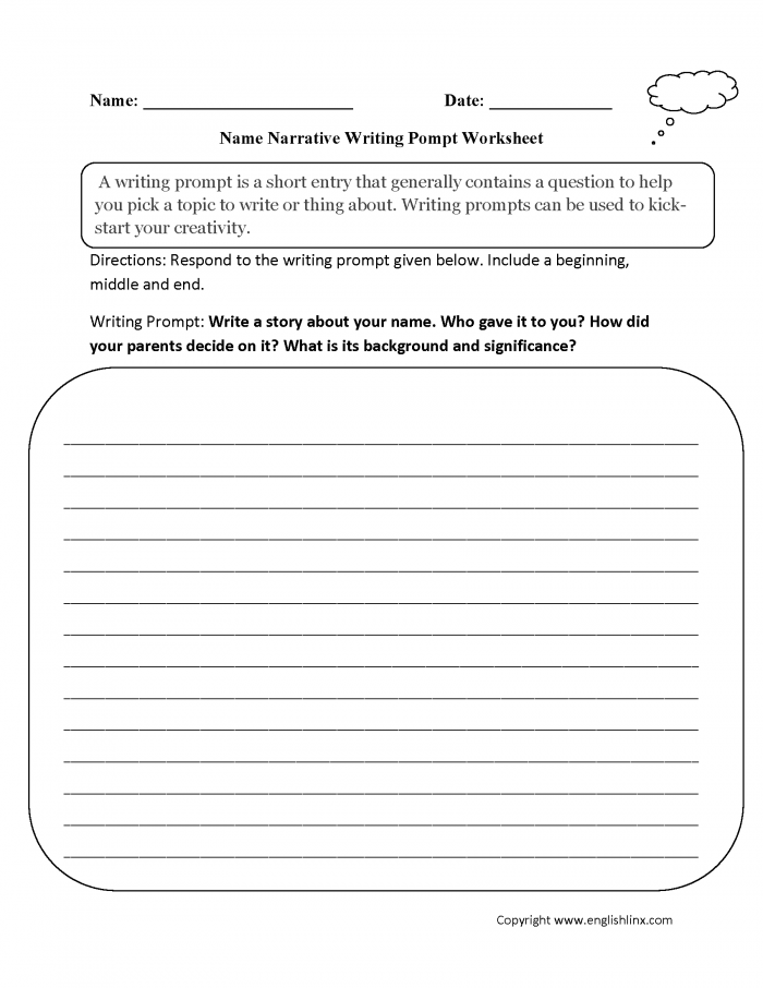 Writing Prompts Worksheets