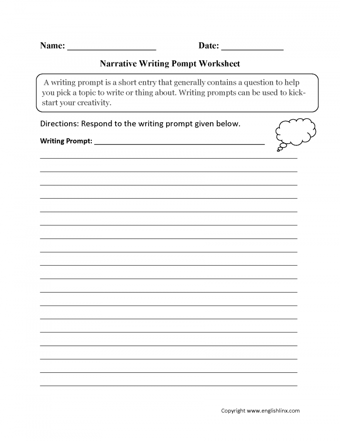 writing prompts for narrative writing