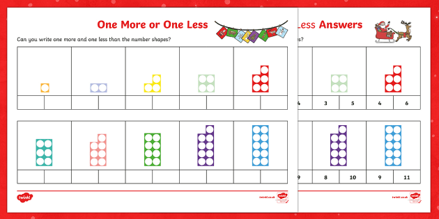 One More One Less Worksheet Ks With Images