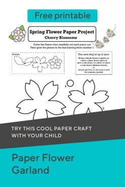 Paper Flower Garland Printable