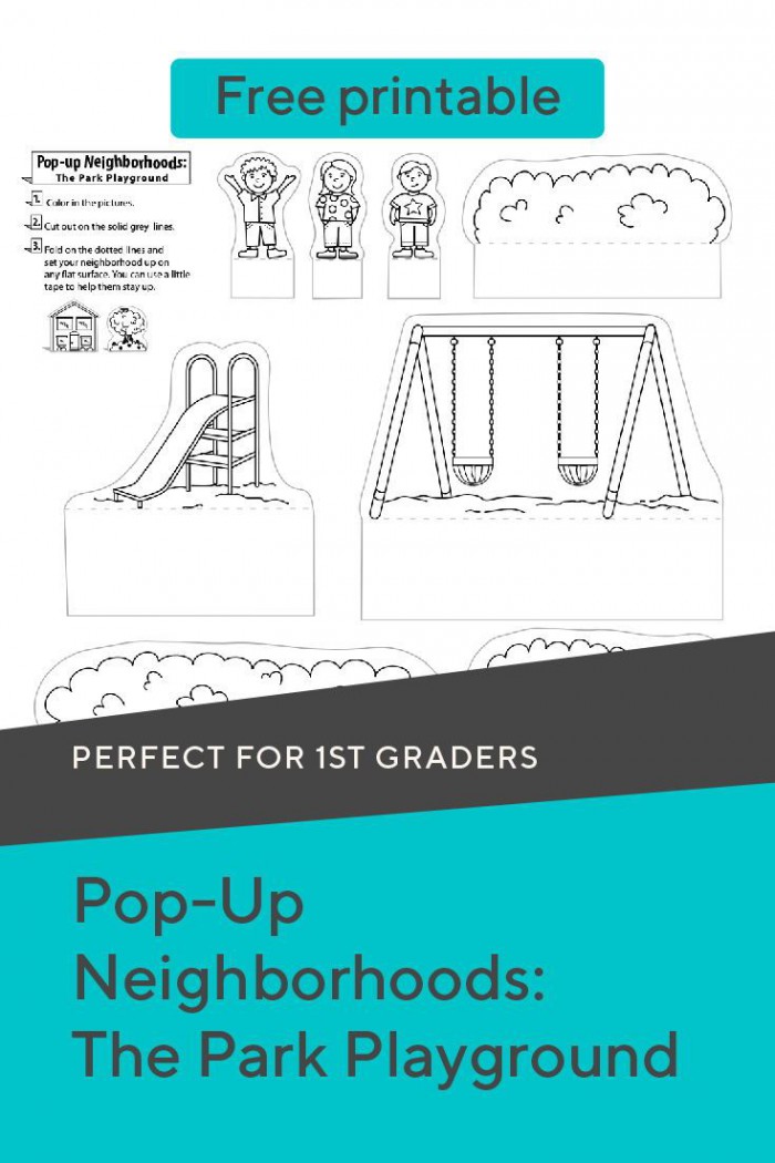 pop up neighborhoods the park playground worksheets 99worksheets