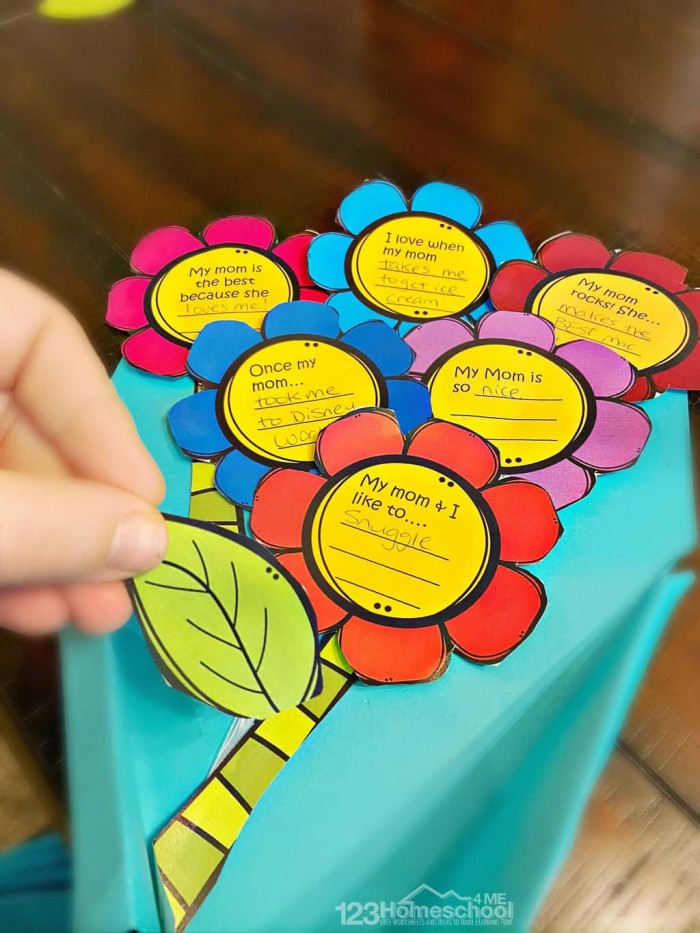 Printable Flowers: Make A Bouquet Worksheets | 99Worksheets
