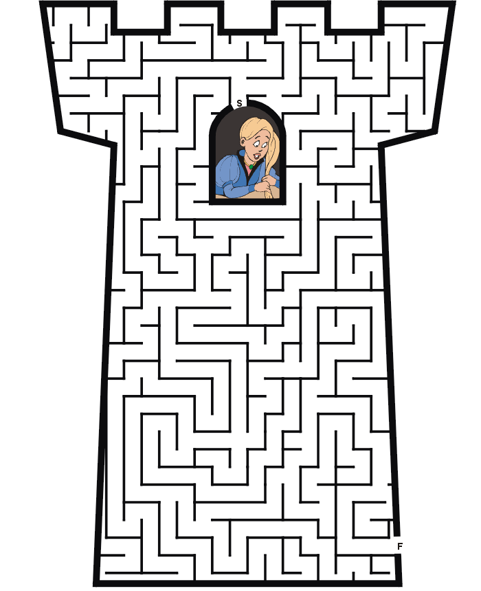 Rapunzel Fairy Tale Maze
