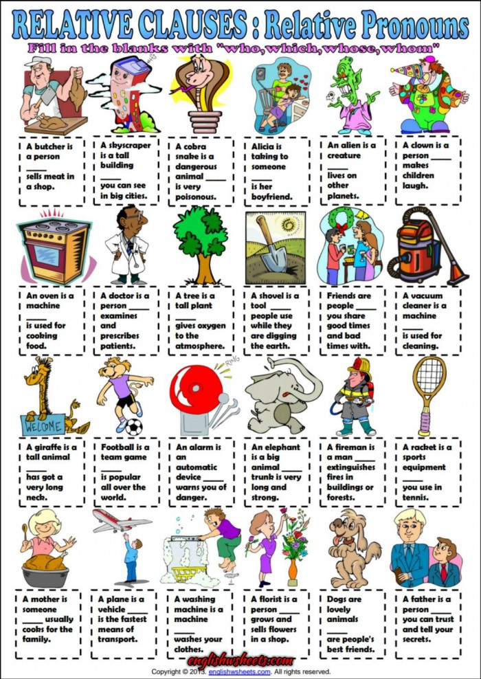 It S Grammar Time: Relative Pronouns (Who, Whose, Whom, That, Which